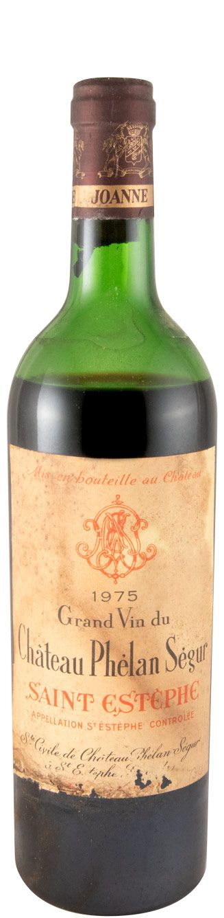 1975 Château Phélan Ségur Saint-Estèphe tinto (nível baixo)