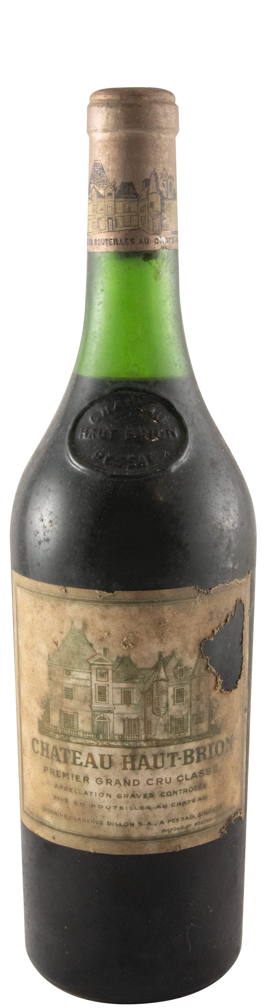 1971 Château Haut-Brion Pessac-Léognan tinto (rótulo danificado)