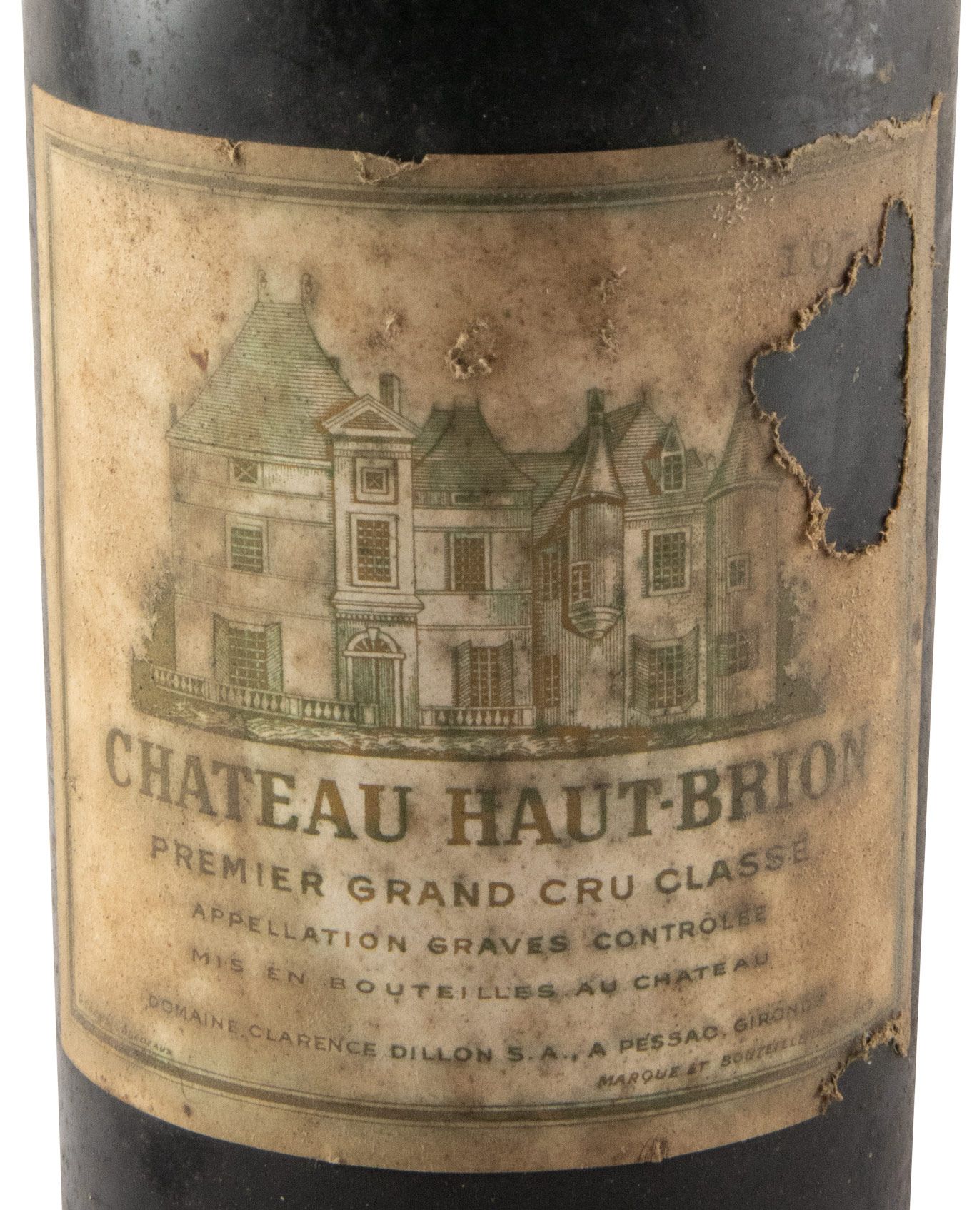 1971 Château Haut-Brion Pessac-Léognan tinto (rótulo danificado)