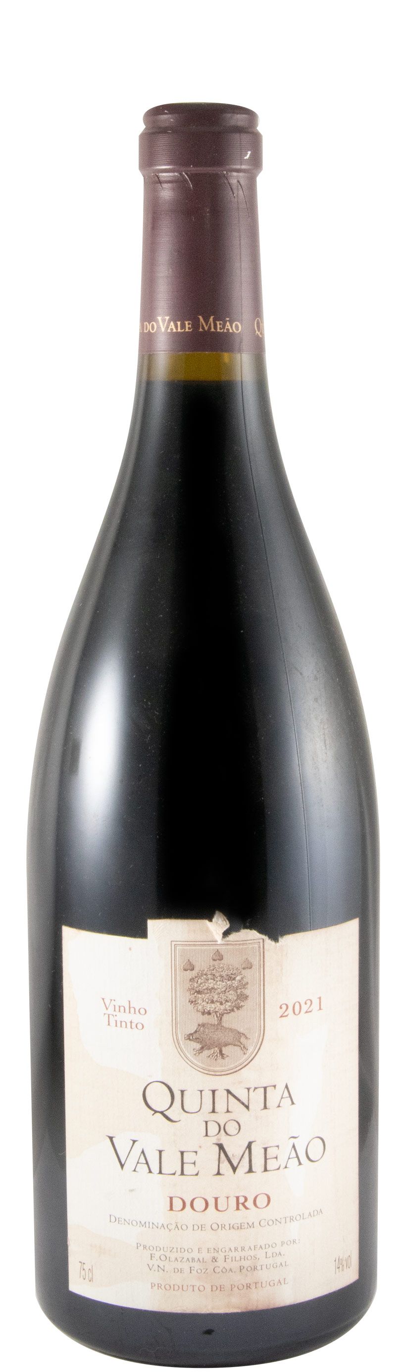 2021 Quinta do Vale Meão tinto (rótulo danificado)