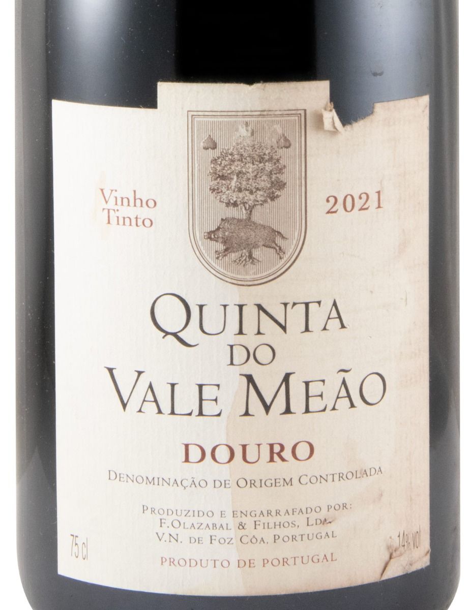 2021 Quinta do Vale Meão tinto (rótulo danificado)
