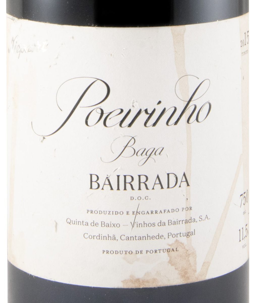 2015 Niepoort Quinta de Baixo Poeirinho Baga tinto (rótulo danificado)
