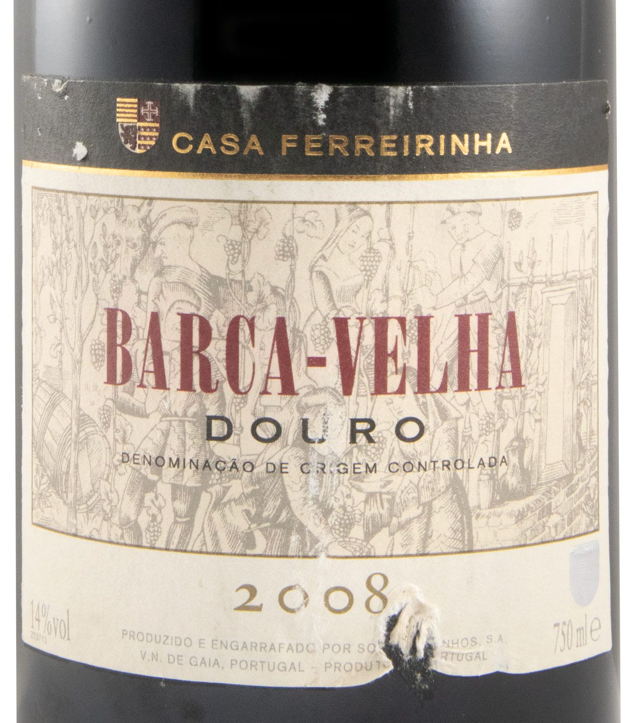 2008 Barca Velha red (damaged label)