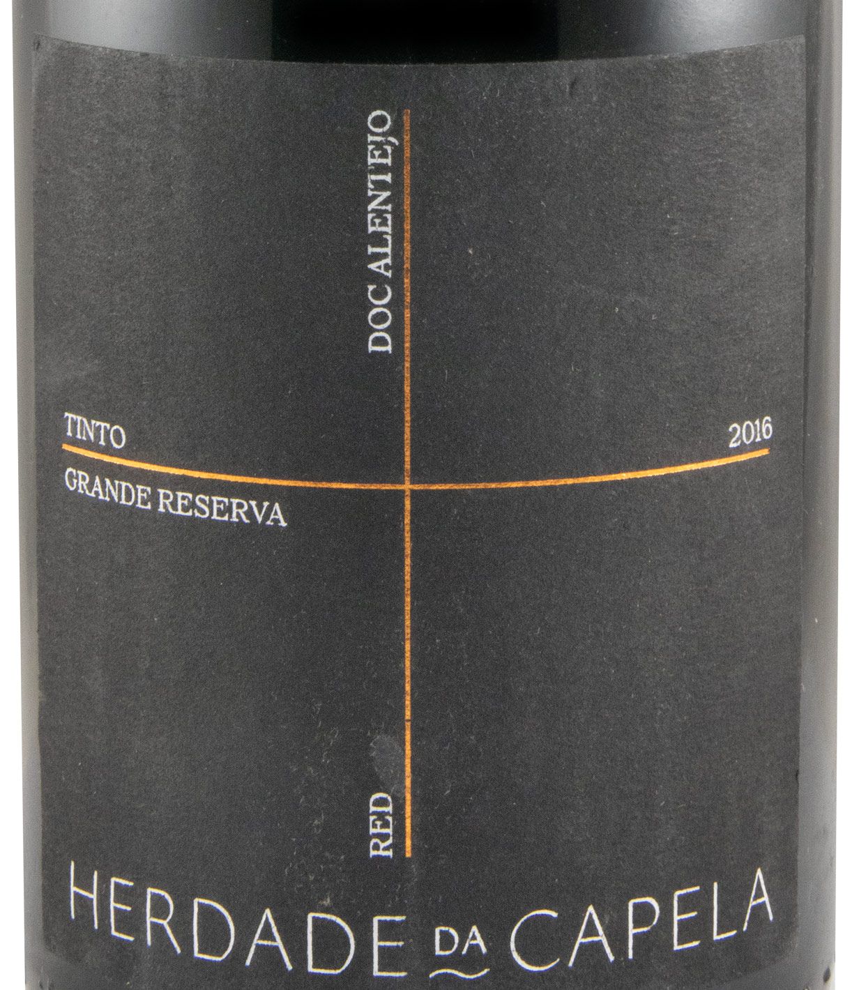 2016 Herdade da Capela Grande Reserva red (damaged label)