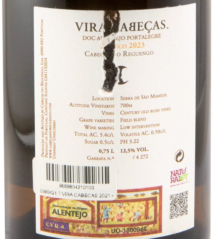 2021 Vira Cabeças red (damaged label)