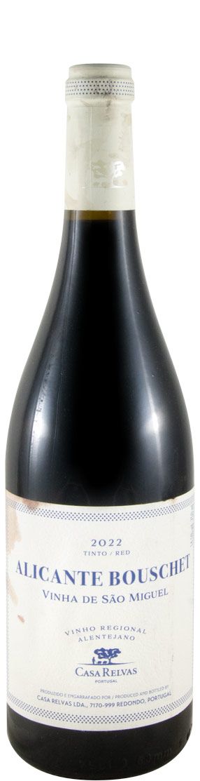 2022 Casa Relvas Alicante Bouschet tinto (rótulo danificado)