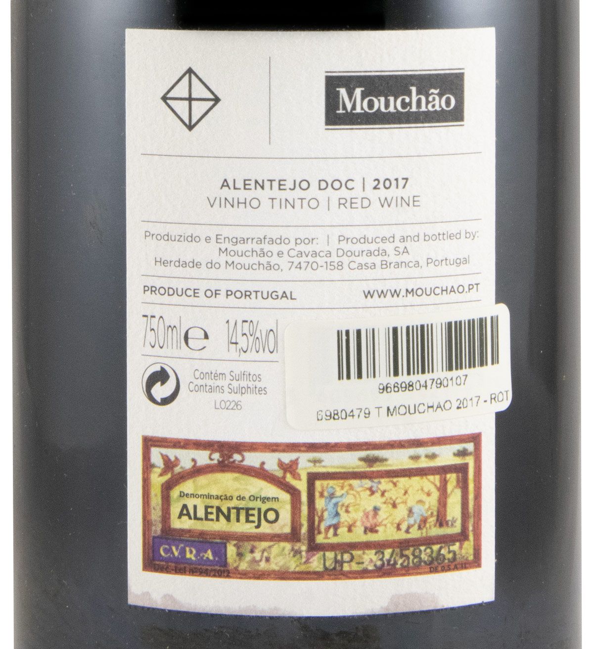 2017 Mouchão red (damaged label)