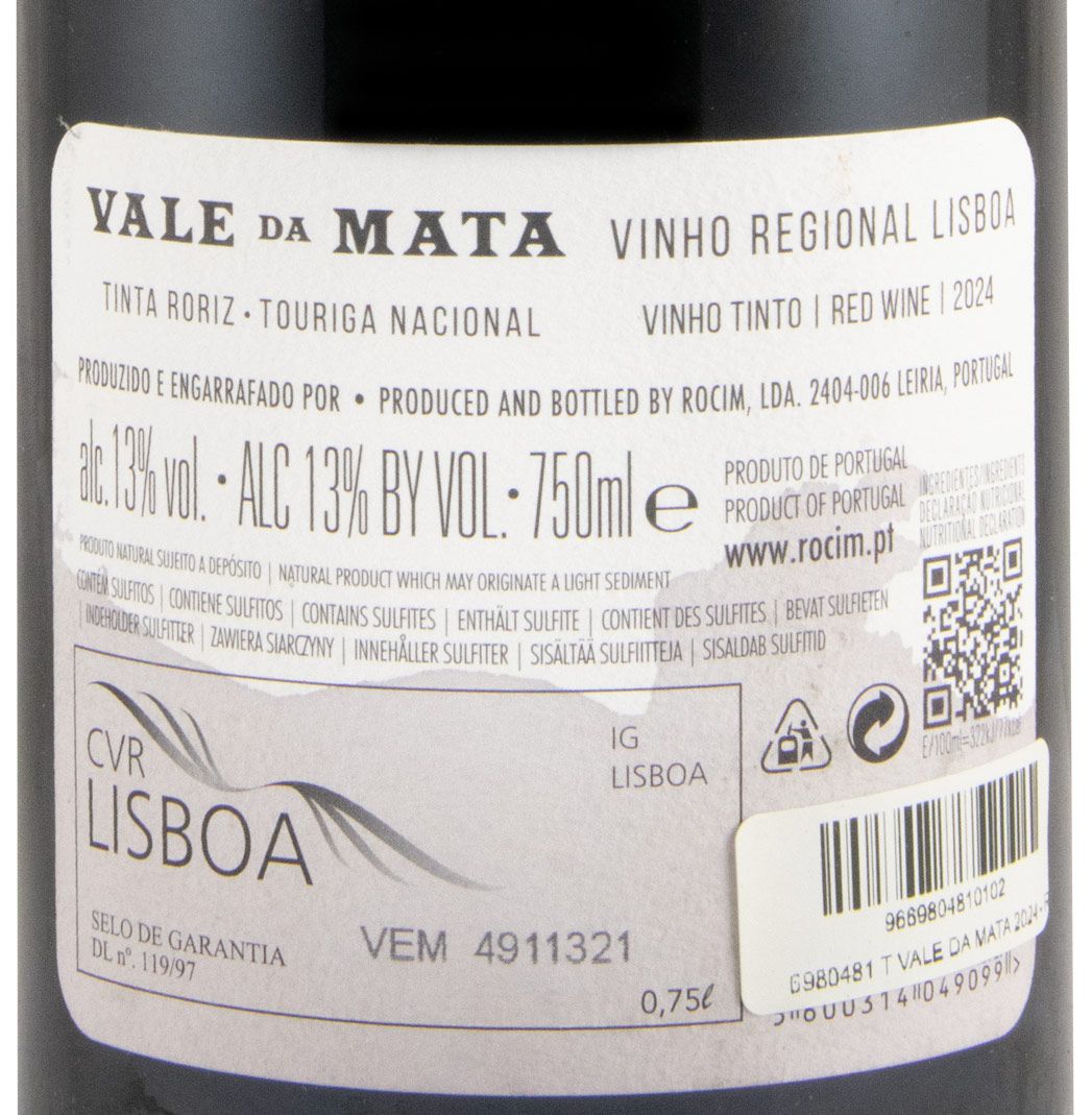 2024 Vale da Mata red (damaged label)