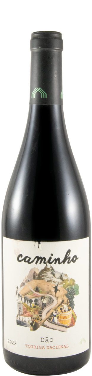 2022 Caminho Touriga Nacional red (damaged label)