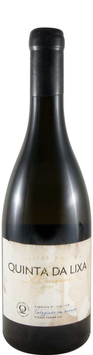 2021 Quinta da Lixa Alvarinho Reserva branco (rótulo danificado)