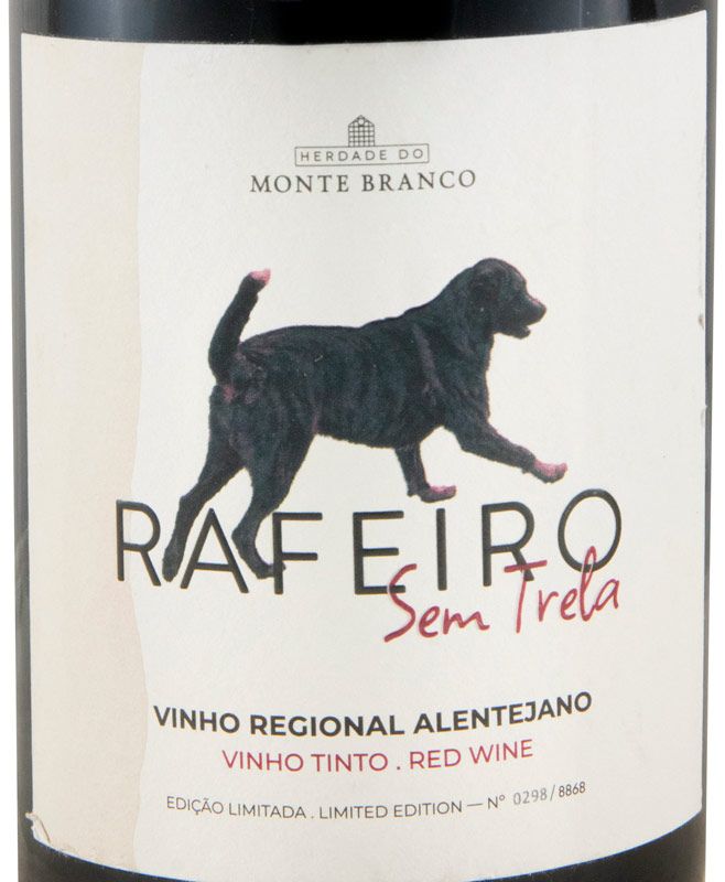2021 Herdade do Monte white Rafeiro Sem Trela red (damaged label)