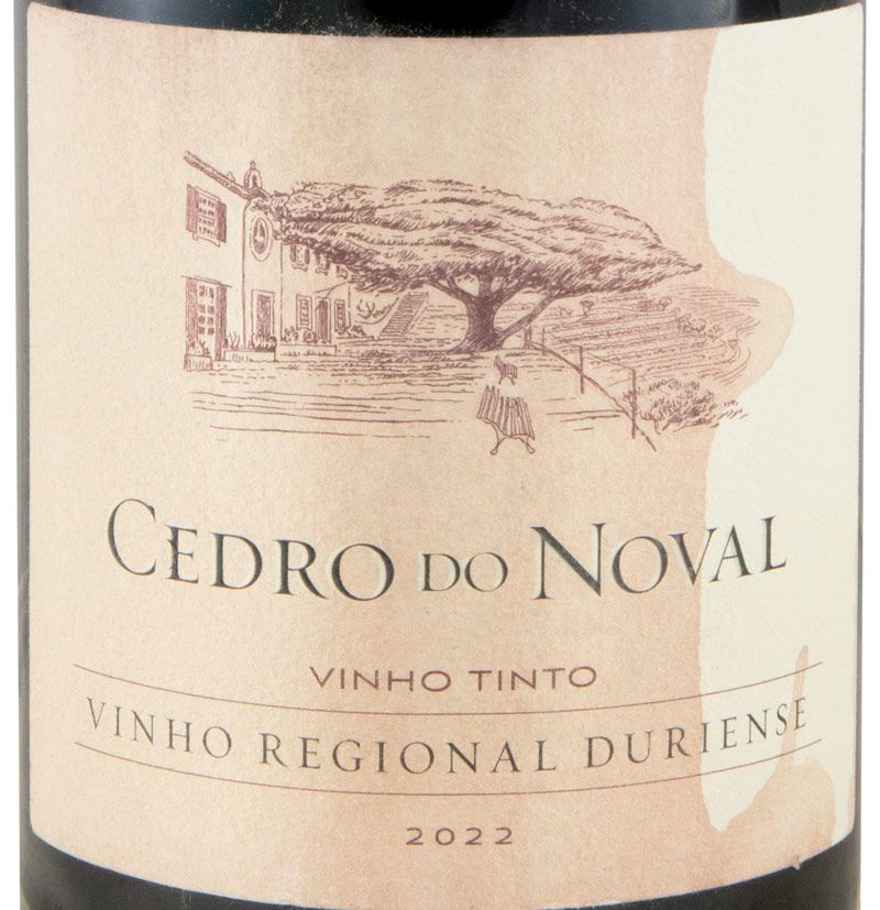 2022 Cedro do Noval tinto (rótulo danificado)