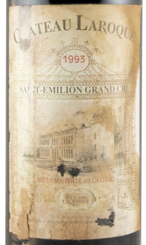 1993 Château Laroque Saint-Émilion red (damaged label)
