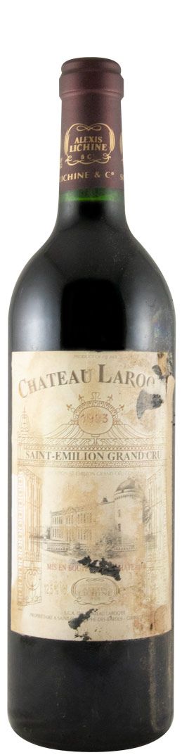 1993 Château Laroque Saint-Émilion tinto (rótulo danificado)