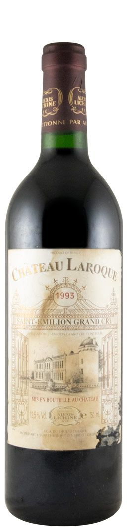 1993 Château Laroque Saint-Émilion tinto (rótulo danificado)