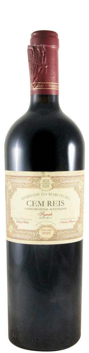 2023 Herdade da Maroteira Cem Reis Syrah Reserva red (damaged label and capsule)