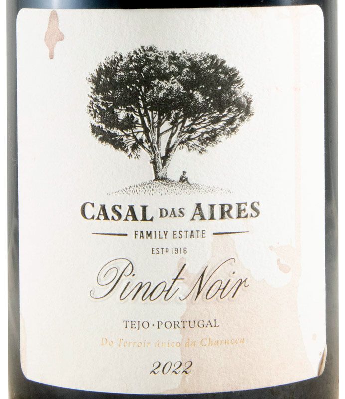 2022 Casal das Aires Pinot Noir tinto (rótulo danificado)