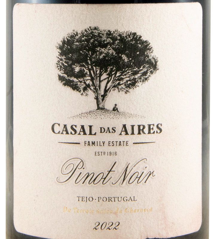 2022 Casal das Aires Pinot Noir tinto (rótulo danificado)