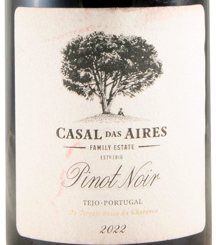 2022 Casal das Aires Pinot Noir tinto (rótulo danificado)