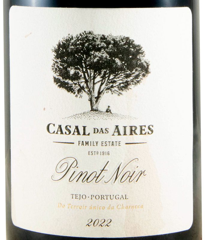 2022 Casal das Aires Pinot Noir tinto (rótulo danificado)