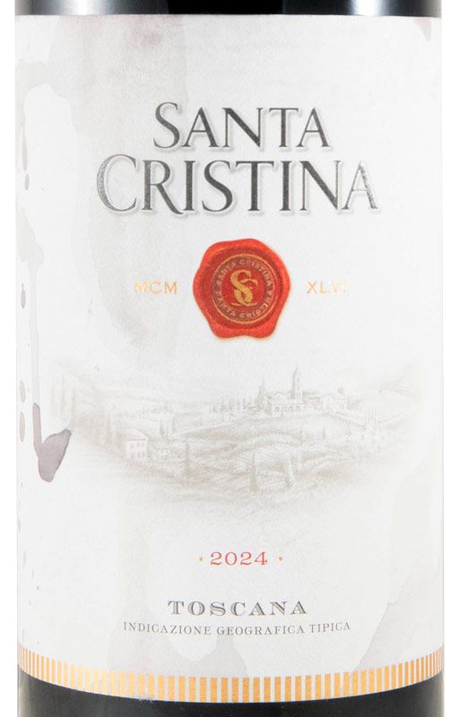 2024 Santa Cristina tinto (rótulo danificado)
