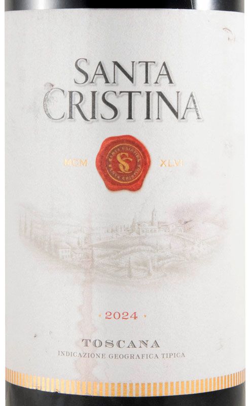 2024 Santa Cristina tinto (rótulo danificado)