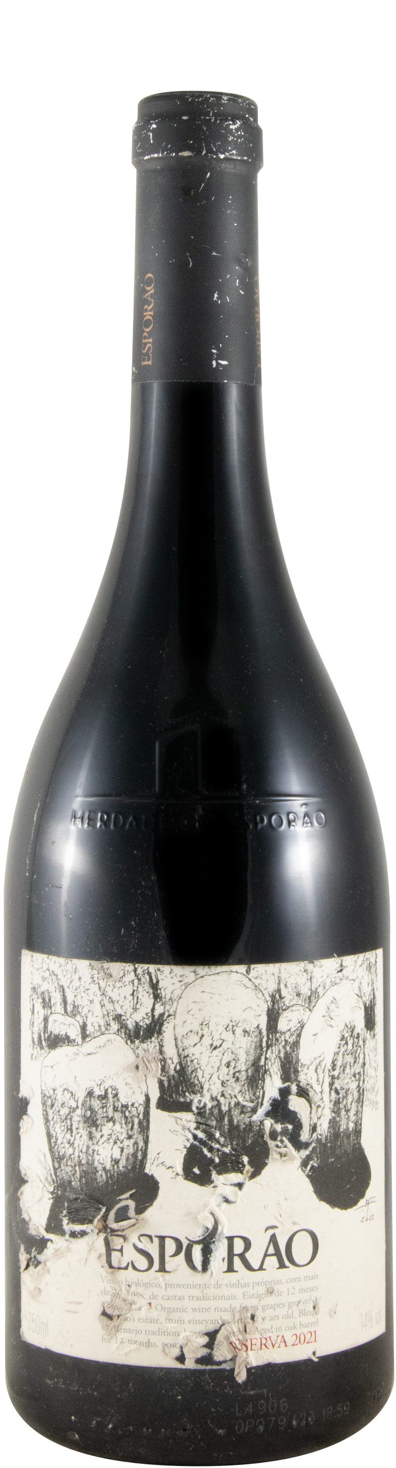 2021 Esporão Reserva tinto (rótulo danificado)