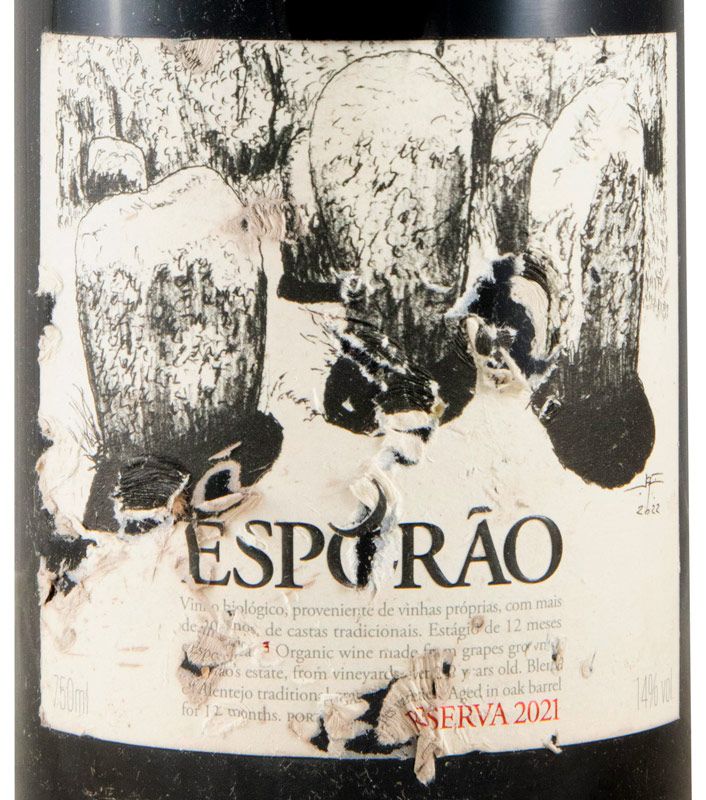 2021 Esporão Reserva tinto (rótulo danificado)