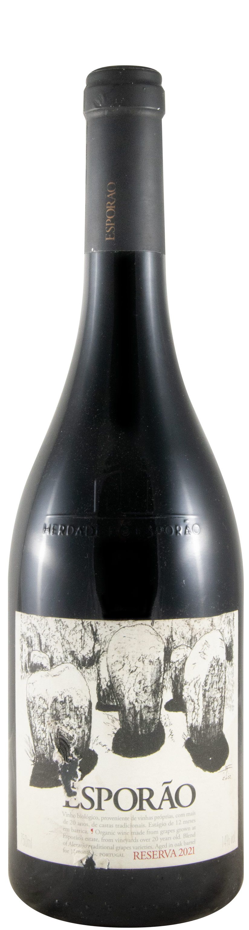2021 Esporão Reserva tinto (rótulo danificado)