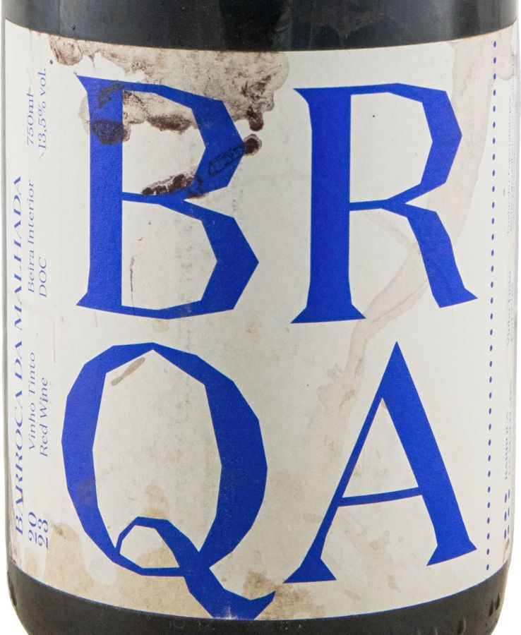2023 Barroca da Malhada BRQA tinto (rótulo danificado)