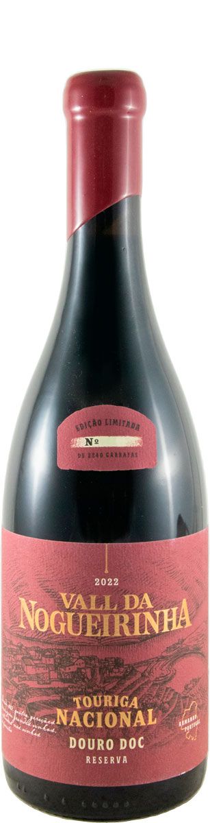 2022 Vall da Nogueirinha Touriga Nacional Reserva tinto (rótulo danificado)