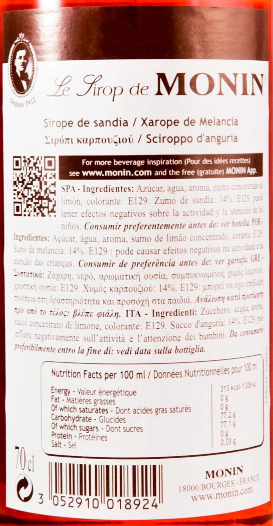 Xarope Watermelon Monin Melancia
