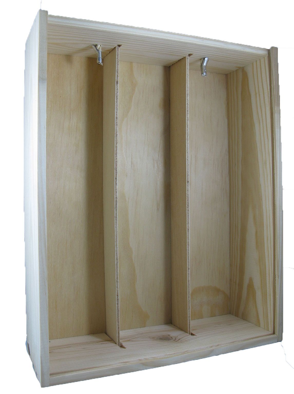 Wooden Box for 3 bottles