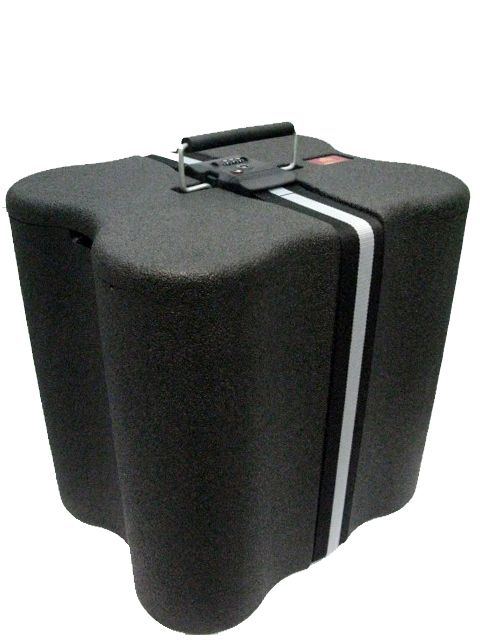 Travel Case for 6 Bottles Anti-shock and Isothermal w/Padlock