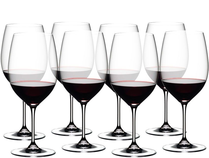 Conjunto Copos Riedel Vinum Cabernet Sauvignon & Merlot (8x65cl)