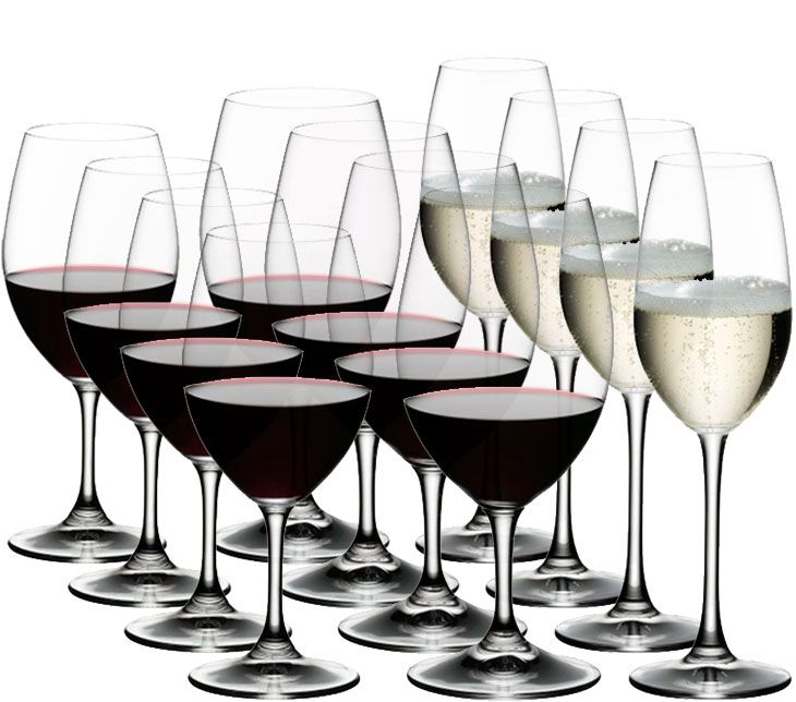 Conjunto 12 Copos Riedel Ouverture