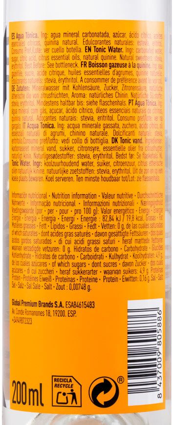 Água Tónica 1724 20cl