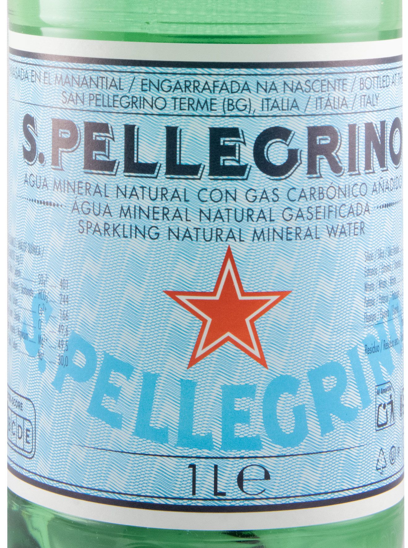 Sparkling Water San Pellegrino 1L