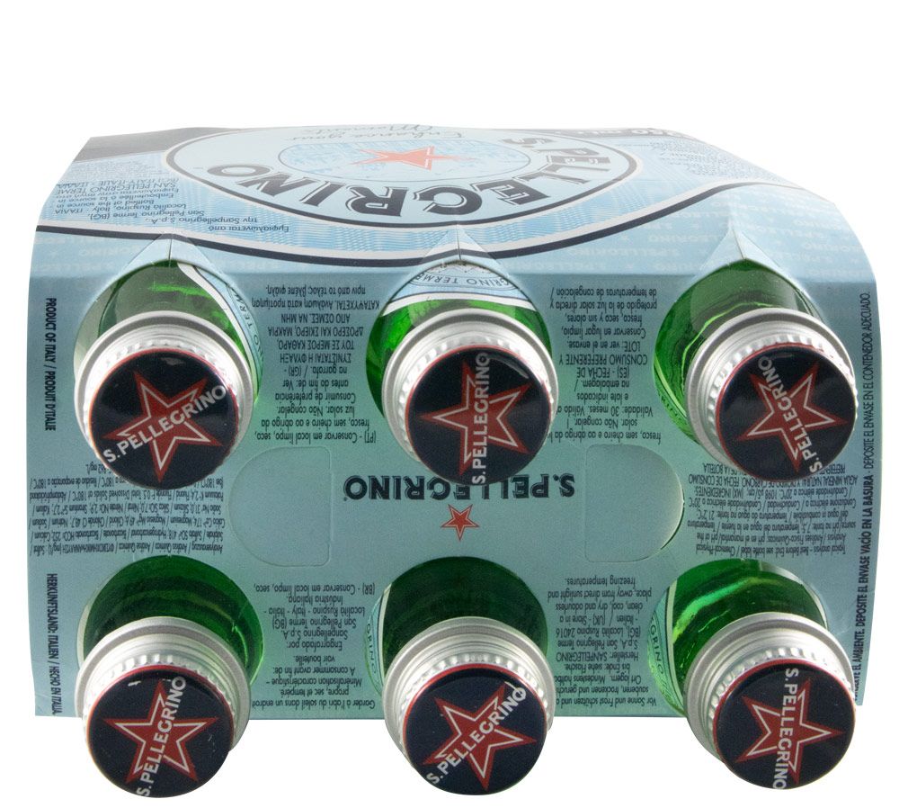 Conjunto Água Gaseificada San Pellegrino 6x25cl