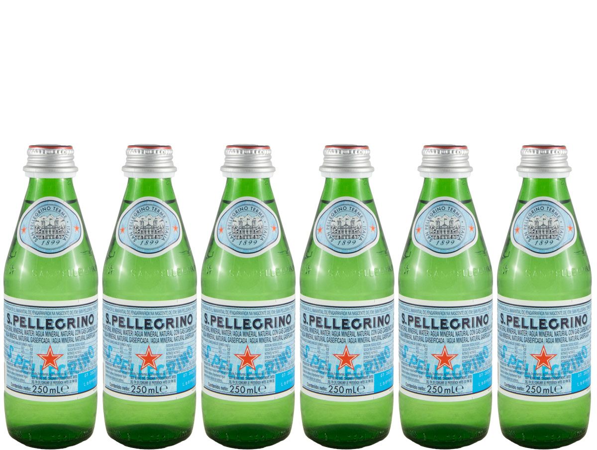 Conjunto Água Gaseificada San Pellegrino 6x25cl
