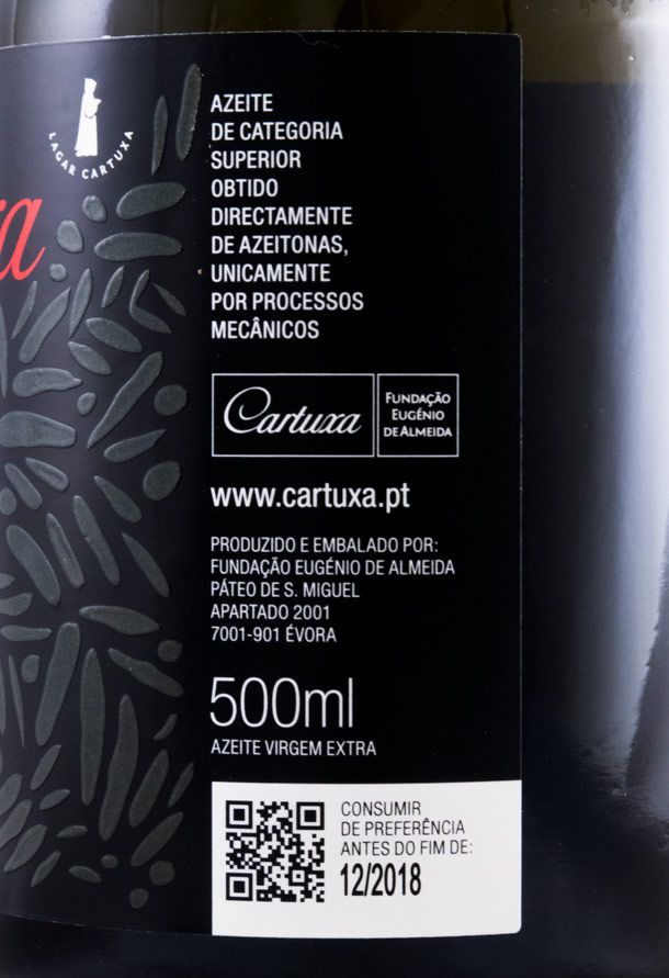 Olive Oil Extra Virgin Cartuxa 50cl