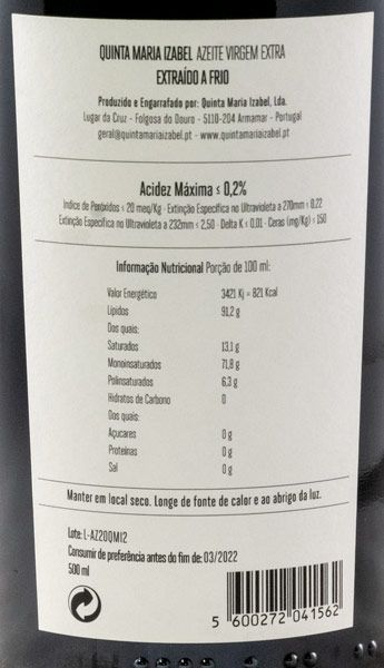 Azeite Virgem Extra Quinta Maria Izabel 50cl