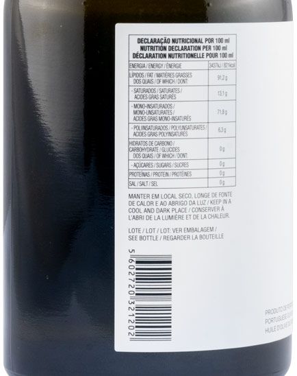 Olive Oil Extra Virgin Cartuxa Álamos 50cl