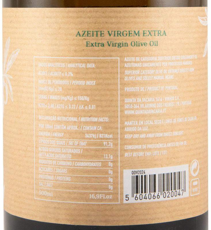 Azeite Virgem Extra Quinta da Vacaria Olival do Feyton Edição Especial 50cl
