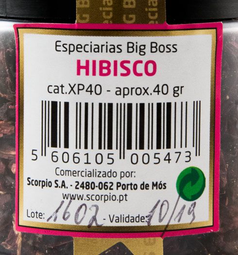 Frasco Hibisco Big Boss 40gr