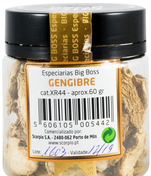 Frasco Gengibre Big Boss 60gr