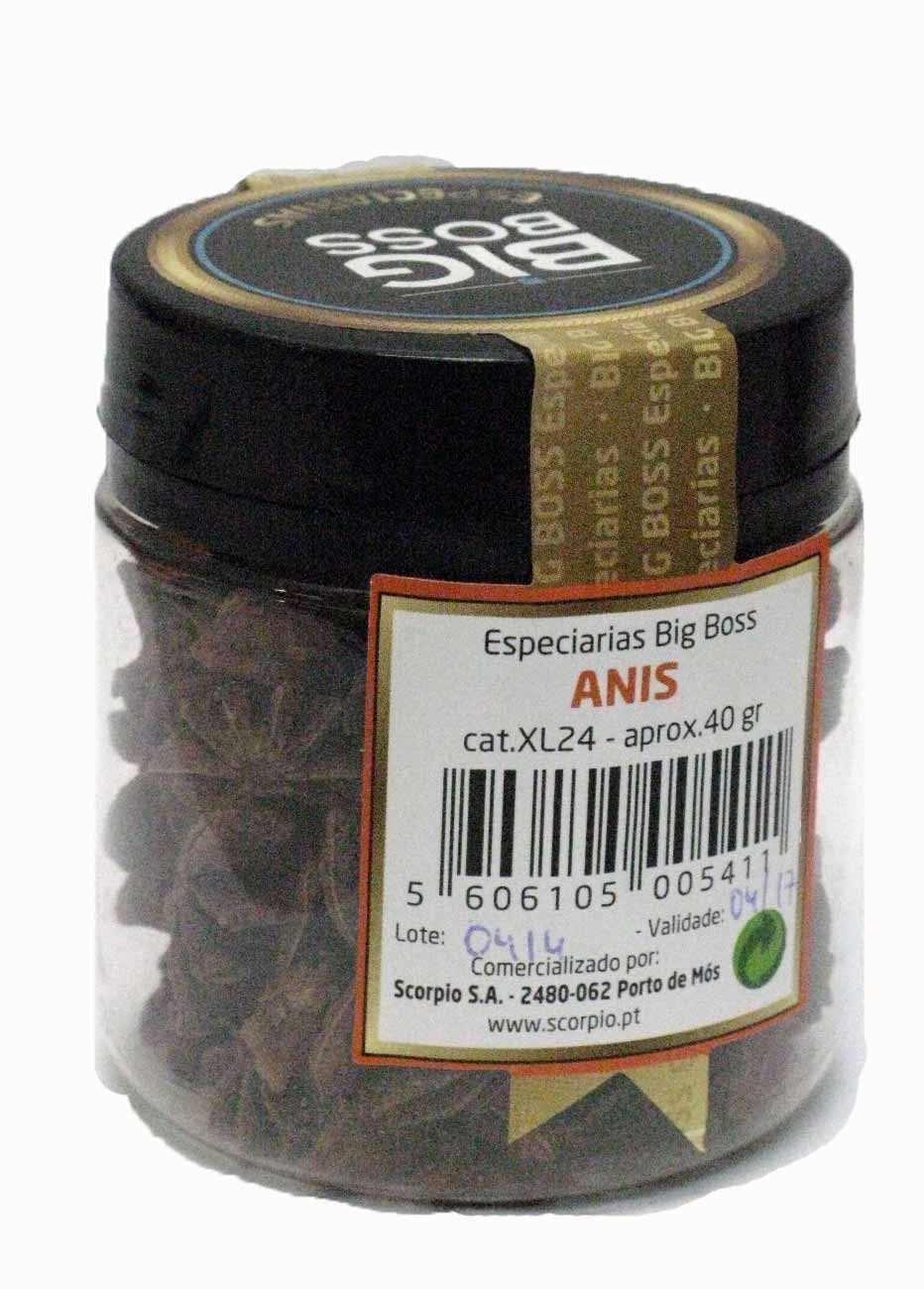 Frasco Anis Big Boss 40gr