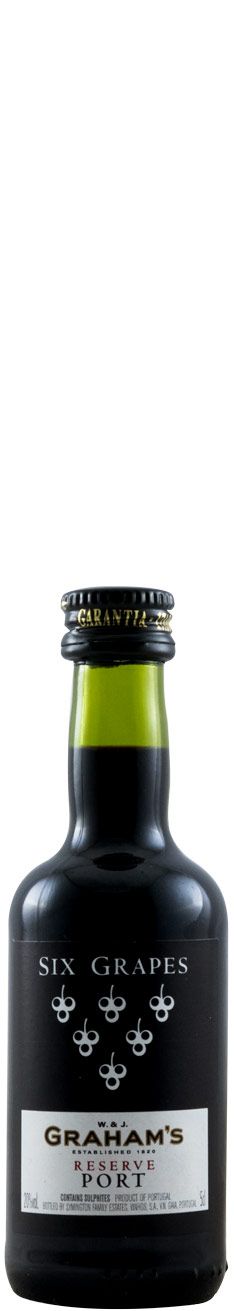 Conjunto Miniaturas Graham's Caixa (Six Grappes + 10 anos + LBV + Ruby + Fine White) Porto 5x5cl