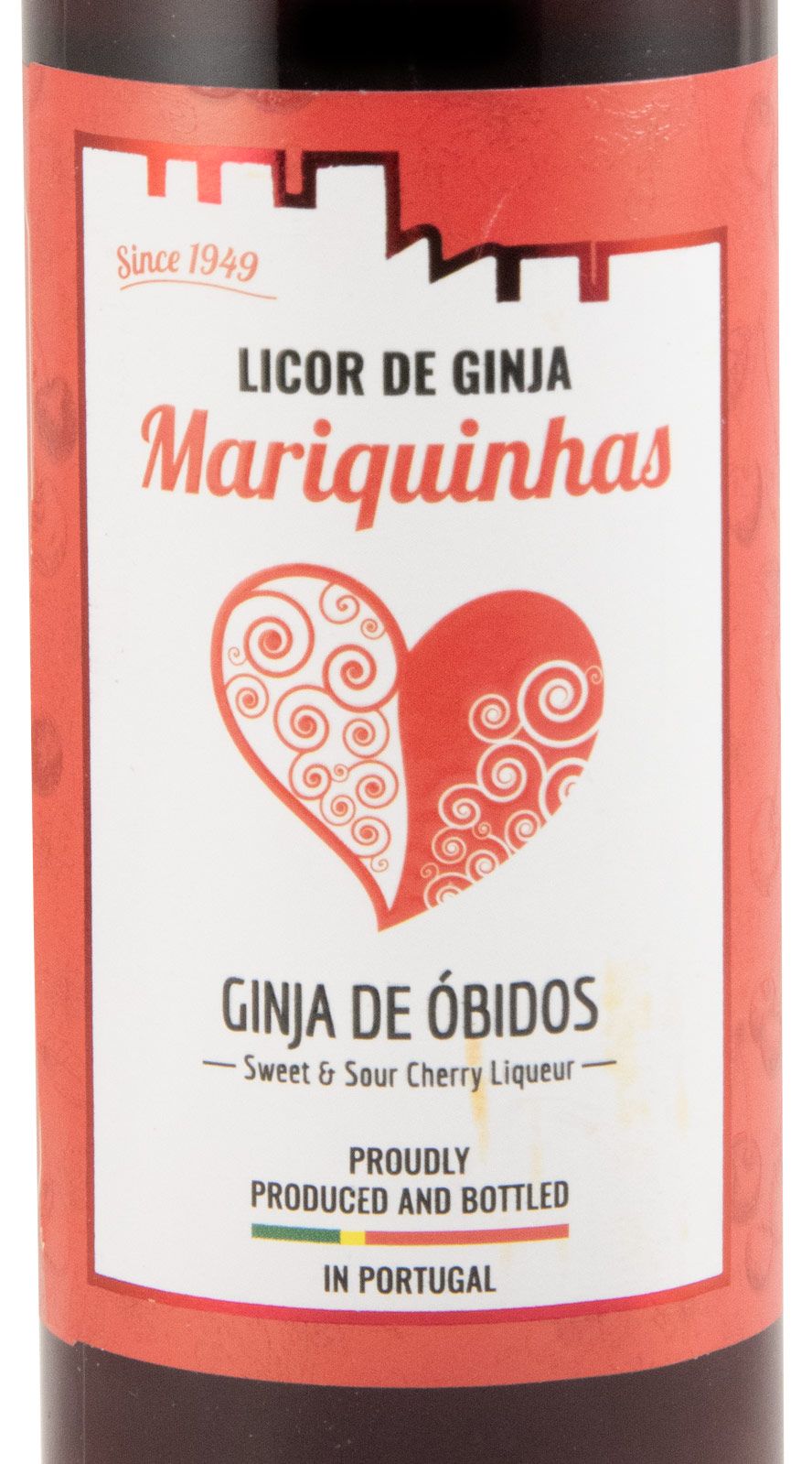 Miniatura Licor de Ginja Mariquinhas c/Íman Guitarra 10cl