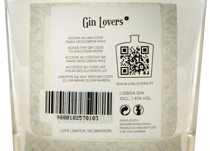 Miniature Gin Lisboa Limited Edition 10cl